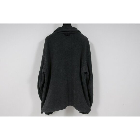 Columbia Mens Jacket Large Grey Steens Mountain Fleece Full Zip Adjustable - Picture 2 of 12